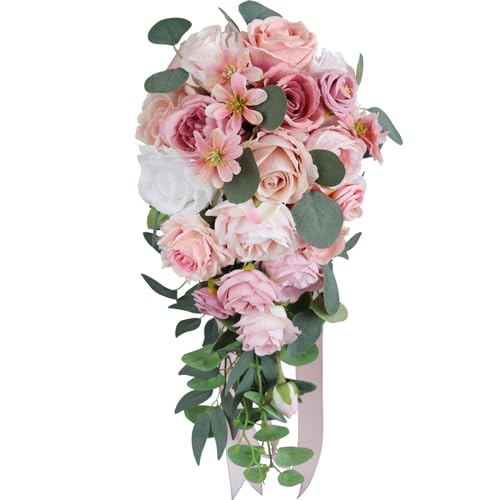 Vynetra Elegantes künstliches Blumenarrangement, Brautsträuße für Hochzeitszeremonie und Jahrestag, künstliche Blumensträuße von Vynetra