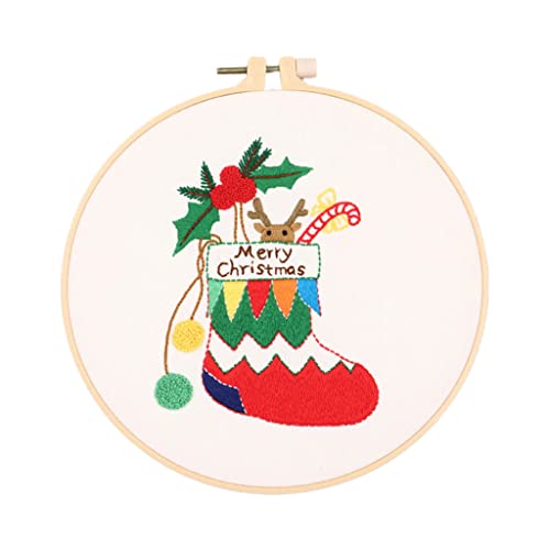 Vynetra Für kreative Weihnachtsstickerei Sticktuch mit Cartoon-Weihnachtsmuster für Set für Doo von Vynetra
