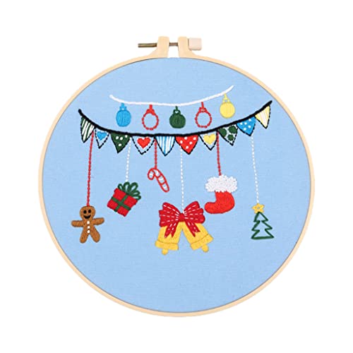 Vynetra Für kreative Weihnachtsstickerei Sticktuch mit Cartoon-Weihnachtsmuster für Set für Doo von Vynetra