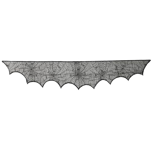 Vynetra Halloween-Kaminschal, Polyester-Tischdecke, Tischläufer für Motto-Partys und Spukhäuser Vynetra Halloween-Kaminschal, Polyester-Tischdecke, Tischläufer für Motto-Partys und Spukhäuser von Vynetra