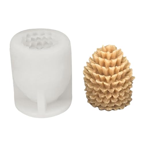 Vynetra Handgefertigte 3D-Tannenzapfenformen aus Silikon, Seife, Ornamente, Gießformen, Zubehör Vynetra Handgefertigte 3D-Tannenzapfenformen aus Silikon, Seife, Ornamente, Gießformen, Zubehör von Vynetra
