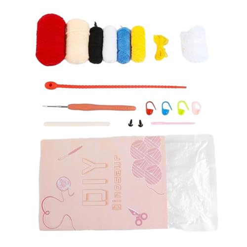Vynetra Komplettes Häkelset, Häkel-Tanz-Kits mit Garn-Häkelnadeln, Nadelstrick-Marker und Anleitung (evtl. nicht in deutscher Sprache) von Vynetra