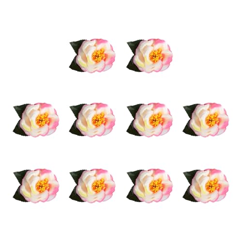 Vynetra Künstliche Blütenköpfe für Hochzeiten, Blumensträuße, Partys, Tischdekoration, Heimdekoration, 7,9 cm, 10 Stück von Vynetra
