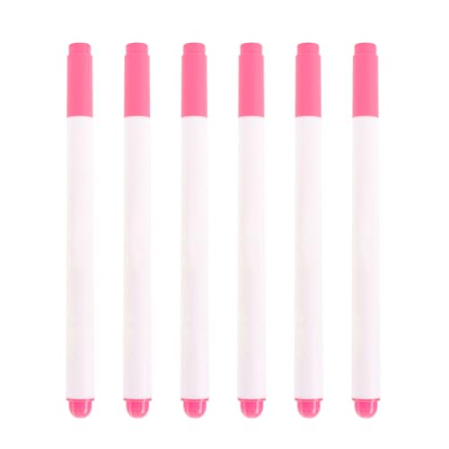 Vynetra Radierbarer Stoffmarkierungsstift, luftlöschbarer Stoffstift, 1 mm oder 0,5 mm, zum Quilten und Basteln, 6 Stück Vynetra Radierbarer Stoffmarkierungsstift, luftlöschbarer Stoffstift, 1 mm oder 0,5 mm, zum Quilten und Basteln, 6 Stück von Vynetra
