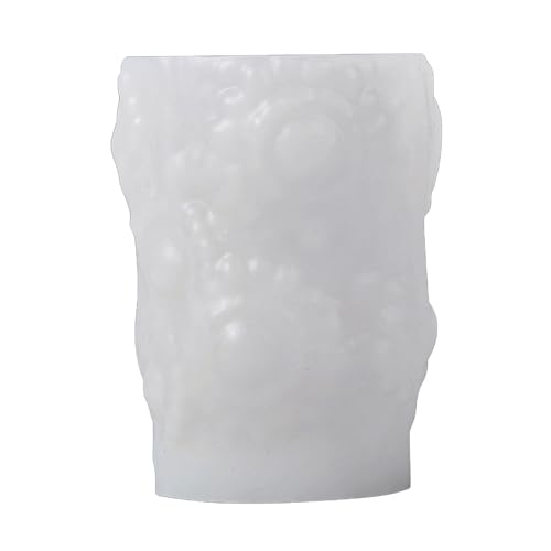 Vynetra Runde 3D-Blumenformen, Blume, zylindrische Silikon-Gießformen, Ornament, Gips, Epoxidharz-Formen Vynetra Runde 3D-Blumenformen, Blume, zylindrische Silikon-Gießformen, Ornament, Gips, Epoxidharz-Formen von Vynetra
