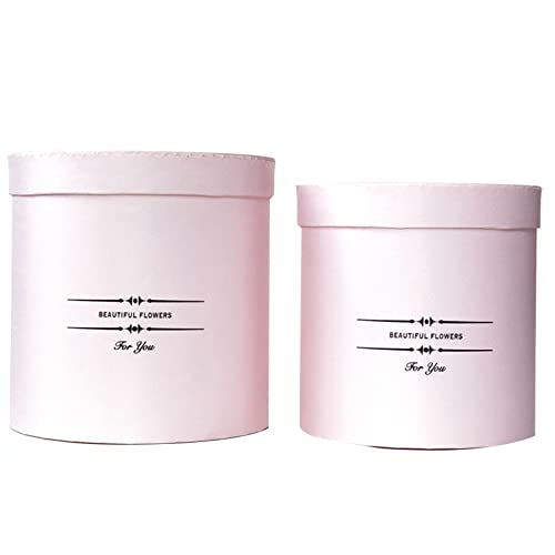 Vynetra Runde Blumenkästen für Damen, Blumenverpackung, Papiertüte mit Deckel, für Floristen, Blumenstrauß, Blumenverpackung, Aufbewahrungsboxen Vynetra Runde Blumenkästen für Damen, Blumenverpackung, Papiertüte mit Deckel, für Floristen, Blumenstrauß, Blumenverpackung, Aufbewahrungsboxen von Vynetra