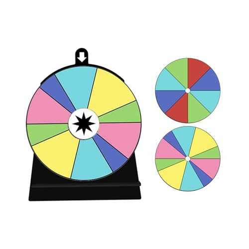 Vynetra Trocken löschbares Preisrad, glatter Spinner und Stick-Rückseite für Partyspiele, Acryltafel Vynetra Trocken löschbares Preisrad, glatter Spinner und Stick-Rückseite für Partyspiele, Acryltafel von Vynetra