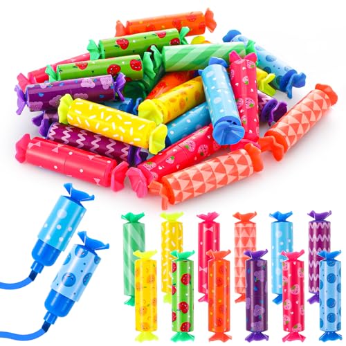 Vyuwast 24 Stück Mini Textmarker, Bonbon Textliner Stifte für Kinder Schüler-6 Farben, lustige Stifte Schreibwaren Süße Highlighter Marker für Geschenke Party Schule Mitgebsel-Füllungen Vyuwast 24 Stück Mini Textmarker, Bonbon Textliner Stifte für Kinder Schüler-6 Farben, lustige Stifte Schreibwaren Süße Highlighter Marker für Geschenke Party Schule Mitgebsel-Füllungen von Vyuwast