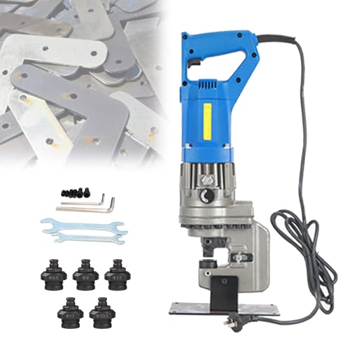 VzxCrue 1300-W-Elektrohydraulische Lochstanze, Winkelstahl-Lochstanzmaschine, mit 5 Sätzen Stempel/Matrize, zum Stanzen von Stahl, Eisen, Aluminium, Kupfer, Kanalstahl A1 VzxCrue 1300-W-Elektrohydraulische Lochstanze, Winkelstahl-Lochstanzmaschine, mit 5 Sätzen Stempel/Matrize, zum Stanzen von Stahl, Eisen, Aluminium, Kupfer, Kanalstahl A1 von VzxCrue