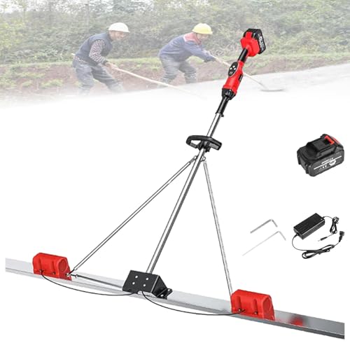 VzxCrue Concrete Scraping Ruler Concrete Screed Vibratory Kit Freely Adjust The Gear to Meet Different Working Conditions Suitable for Engineering 1Batteries-1.8M VzxCrue Concrete Scraping Ruler Concrete Screed Vibratory Kit Freely Adjust The Gear to Meet Different Working Conditions Suitable for Engineering 1Batteries-1.8M von VzxCrue