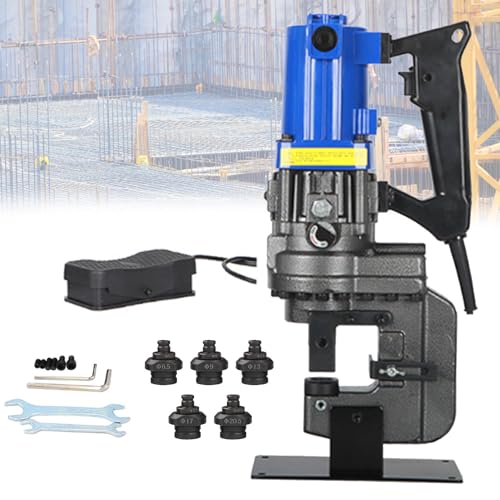 VzxCrue Kleine Kanalstahl-Stanzmaschine, 1300 W elektrische hydraulische Lochstanze, 2-3 Sekunden Stanzzeit, einstellbare Tiefe, Fußschalter, für Stahl, Eisen, Aluminium, Kupfer C2 VzxCrue Kleine Kanalstahl-Stanzmaschine, 1300 W elektrische hydraulische Lochstanze, 2-3 Sekunden Stanzzeit, einstellbare Tiefe, Fußschalter, für Stahl, Eisen, Aluminium, Kupfer C2 von VzxCrue