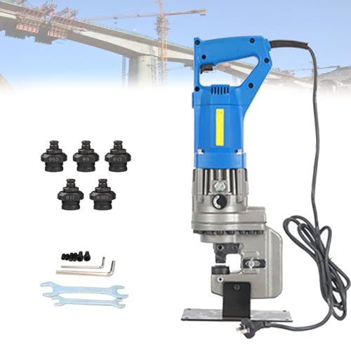 VzxCrue Winkelstahl-Lochstanzmaschine, hydraulische Lochstanze, elektrische 220-V-Stanzmaschine, mit 5 Sätzen Stempel/Matrize, für Stahl, Eisen, Aluminium A1 VzxCrue Winkelstahl-Lochstanzmaschine, hydraulische Lochstanze, elektrische 220-V-Stanzmaschine, mit 5 Sätzen Stempel/Matrize, für Stahl, Eisen, Aluminium A1 von VzxCrue