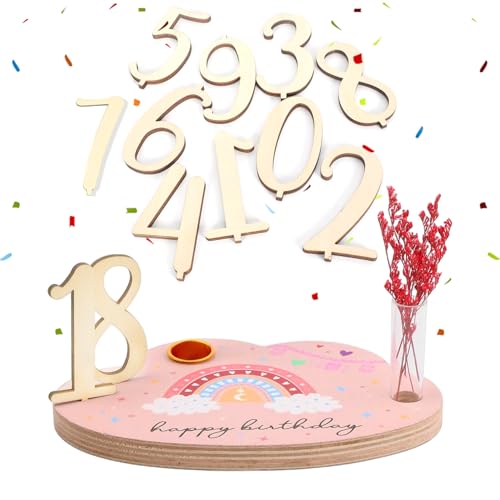 16 Stück Geburtstagsteller Holz Geburtstagsteller Personalisiert Geburtstagsteller Personalisierter Geburtstagskranz mit Kerzenhalter Vase Holzzahlen 0-9 Kann für Geburtstagsdeko Geburtstagsgeschenk 16 Stück Geburtstagsteller Holz Geburtstagsteller Personalisiert Geburtstagsteller Personalisierter Geburtstagskranz mit Kerzenhalter Vase Holzzahlen 0-9 Kann für Geburtstagsdeko Geburtstagsgeschenk von W Rxkiocs