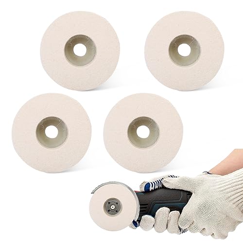 4 Stück Wollpolierscheibe 125mm Polieraufsatz Winkelschleifer Polieraufsatz Winkelschleifer 125mm Polierscheiben 125 Polierscheibe 125mm zum Polieren von Metallprodukten Marmor Stein Glaskeramik 4 Stück Wollpolierscheibe 125mm Polieraufsatz Winkelschleifer Polieraufsatz Winkelschleifer 125mm Polierscheiben 125 Polierscheibe 125mm zum Polieren von Metallprodukten Marmor Stein Glaskeramik von W Rxkiocs