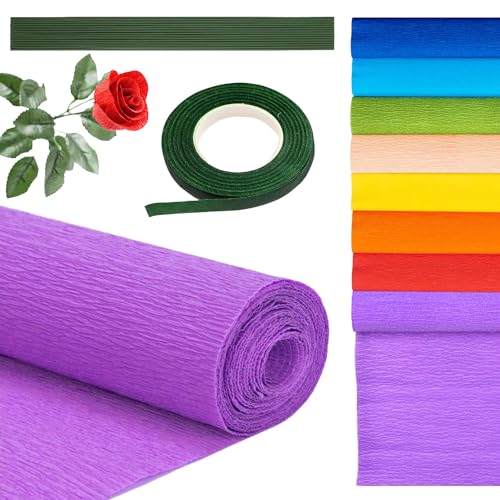 8 Farben Krepppapier Krepppapier Bunt Crepe Papier Krepppapier Rollen Floristenkrepp Krepp Krepp-Papier-Blumenpapier 25 * 250cm für Die Herstellung von Valentinstag-Blumen DIY Blumenpapier-Handwerk 8 Farben Krepppapier Krepppapier Bunt Crepe Papier Krepppapier Rollen Floristenkrepp Krepp Krepp-Papier-Blumenpapier 25 * 250cm für Die Herstellung von Valentinstag-Blumen DIY Blumenpapier-Handwerk von W Rxkiocs