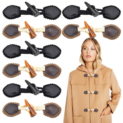 8 Paar Knebelknöpfe Dufflecoat Verschluss Knebelverschluss Dufflecoat Knöpfe Knebelverschlüsse Toggle Button für alle Arten von Kleidung Strickwaren Rucksäcken DIY Handgefertigte Accessoires usw 8 Paar Knebelknöpfe Dufflecoat Verschluss Knebelverschluss Dufflecoat Knöpfe Knebelverschlüsse Toggle Button für alle Arten von Kleidung Strickwaren Rucksäcken DIY Handgefertigte Accessoires usw von W Rxkiocs