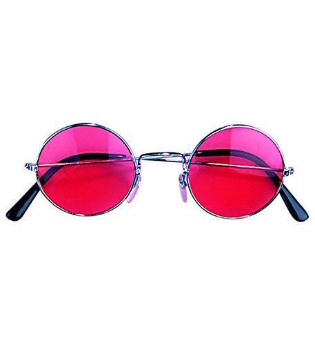 W WIDMANN MILANO Party Fashion - Brille 60er Jahre, mit farbigen Gläsern, Hippiebrille, Schlagerstar, Karneval W WIDMANN MILANO Party Fashion - Brille 60er Jahre, mit farbigen Gläsern, Hippiebrille, Schlagerstar, Karneval von W WIDMANN MILANO Party Fashion
