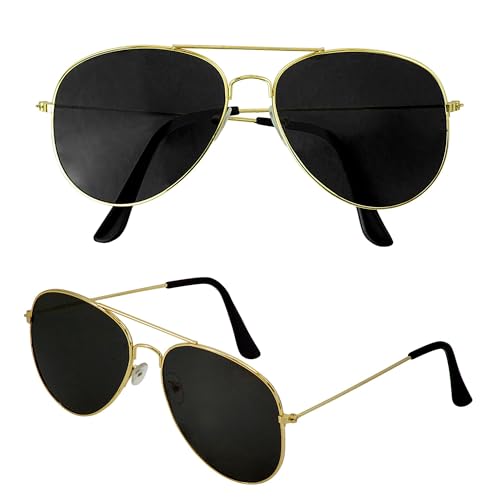 W WIDMANN MILANO Party Fashion - Brille mit farbigen Gläsern, Pilotenbrille, Accessoire für 80er Jahre Mottoparty, Karneval W WIDMANN MILANO Party Fashion - Brille mit farbigen Gläsern, Pilotenbrille, Accessoire für 80er Jahre Mottoparty, Karneval von W WIDMANN MILANO Party Fashion