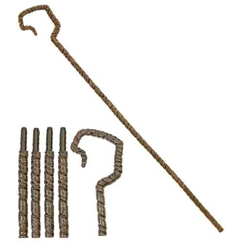 W WIDMANN MILANO Party Fashion - Schäferstock, 146 cm, faltbar, Spazierstock, Hirte, Accessoire Karneval Kostüm W WIDMANN MILANO Party Fashion - Schäferstock, 146 cm, faltbar, Spazierstock, Hirte, Accessoire Karneval Kostüm von W WIDMANN MILANO Party Fashion