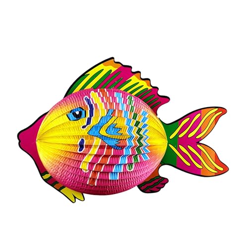 Widmann 95757 - Tropenfischlampion, Ø 40cm, Dekoration, Kinderfest, Mottoparty, Karneval von WIDMANN MILANO PARTY FASHION