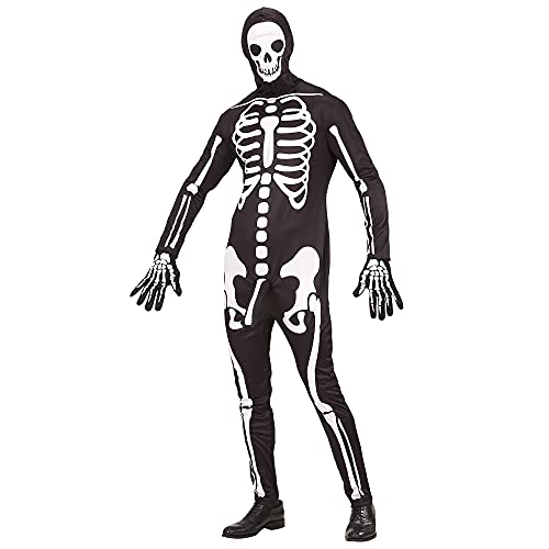 W WIDMANN MILANO Party Fashion - Kostüm Frivoles Skelett, Overall, Handschuhe, Maske, lustige Halloween Verkleidung W WIDMANN MILANO Party Fashion - Kostüm Frivoles Skelett, Overall, Handschuhe, Maske, lustige Halloween Verkleidung von W WIDMANN MILANO Party Fashion