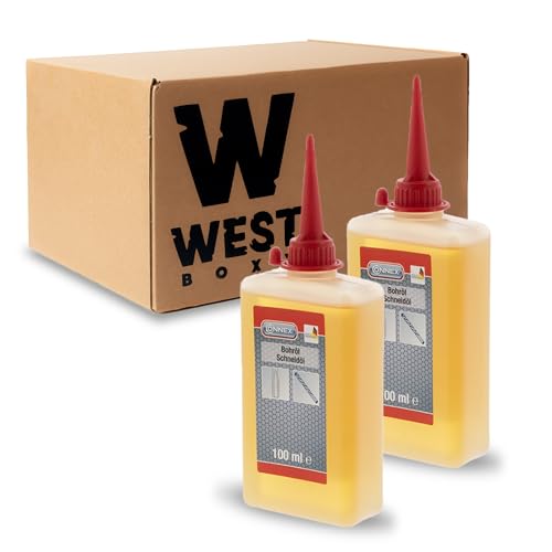 W West Boxx Set aus 2x Connex Bohröl Schneidöl, 100ml, Kühlmittel für Bohrer und Gewindeschneider, frei von Harz, Säure und Silikon von W West Boxx