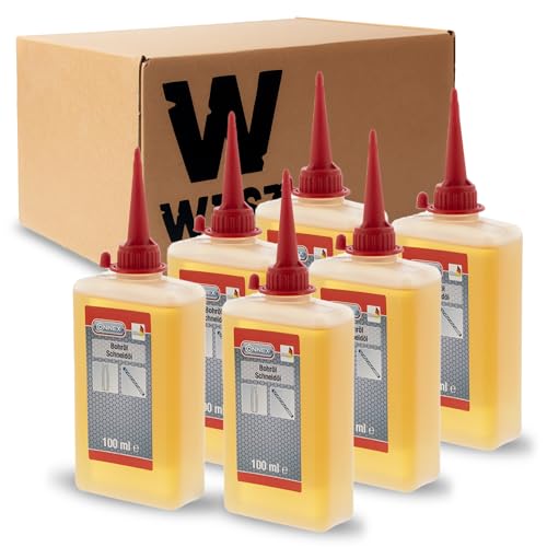 W West Boxx Set aus 6x Connex Bohröl Schneidöl, 100ml, Kühlmittel für Bohrer und Gewindeschneider, frei von Harz, Säure und Silikon von W West Boxx