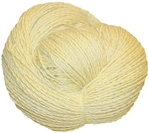 Garn Strickgarn 100% Schurwolle (50€/kg) Schafwolle Reinwolle Garn für stricken (Weis, 100) von W.Motorny
