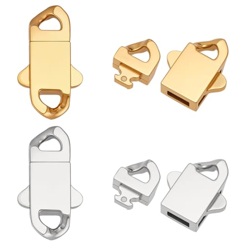 WADORN 2 Farben Edelstahl Federverschlüsse Rechteckige Kubanische Bajonettverschlüsse 304 Edelstahl Verschluss Verbindungsstück Für Verlängerungsglieder Halsketten Armbänder WADORN 2 Farben Edelstahl Federverschlüsse Rechteckige Kubanische Bajonettverschlüsse 304 Edelstahl Verschluss Verbindungsstück Für Verlängerungsglieder Halsketten Armbänder von WADORN