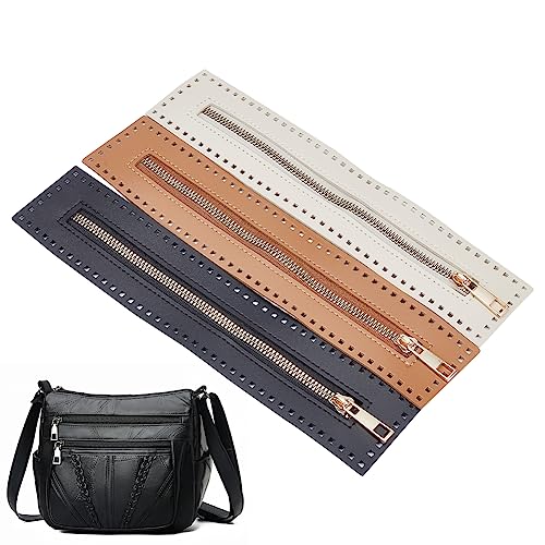 WADORN 3 Farben PU-Leder-Reißverschluss Zum Nähen, 27 cm Lange Handtasche, Metall-Trennreißverschlüsse, Rahmen, Taschen, Zubehör Zum Stricken, Häkeln, Taschen Für DIY-Geldbeutel, Nähen, Bastelprojekte WADORN 3 Farben PU-Leder-Reißverschluss Zum Nähen, 27 cm Lange Handtasche, Metall-Trennreißverschlüsse, Rahmen, Taschen, Zubehör Zum Stricken, Häkeln, Taschen Für DIY-Geldbeutel, Nähen, Bastelprojekte von WADORN