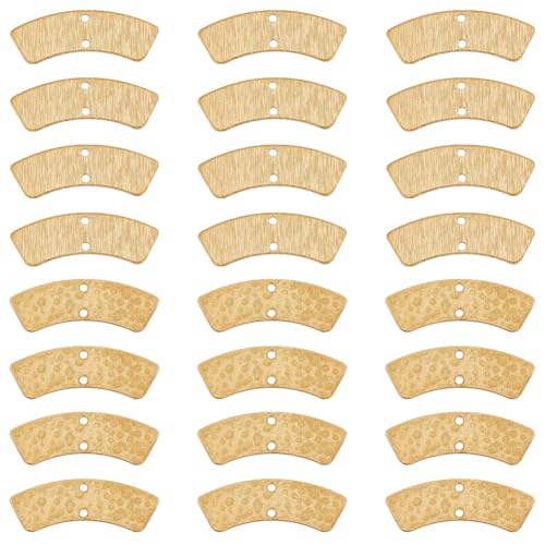 WADORN 44 Stück 2 Stile Gebogenes Rechteck Blank Link Connector, 10x28.5mm 2 Loch Messing Glieder Verbinder Golden Geometrisch Flach Verbinder Glieder Charms Zur Schmuckherstellung Bohrung: 1.5mm WADORN 44 Stück 2 Stile Gebogenes Rechteck Blank Link Connector, 10x28.5mm 2 Loch Messing Glieder Verbinder Golden Geometrisch Flach Verbinder Glieder Charms Zur Schmuckherstellung Bohrung: 1.5mm von WADORN