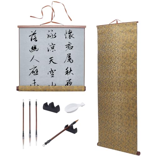 WADORN 6-teiliges chinesisches Kalligraphie-Pinsel-Set, Malerei, Schreiben, Aquarell, Sumi-Pinsel-Set, japanische Zeichnung, Kunst, chinesische traditionelle Kalligraphiewerkzeuge mit von WADORN