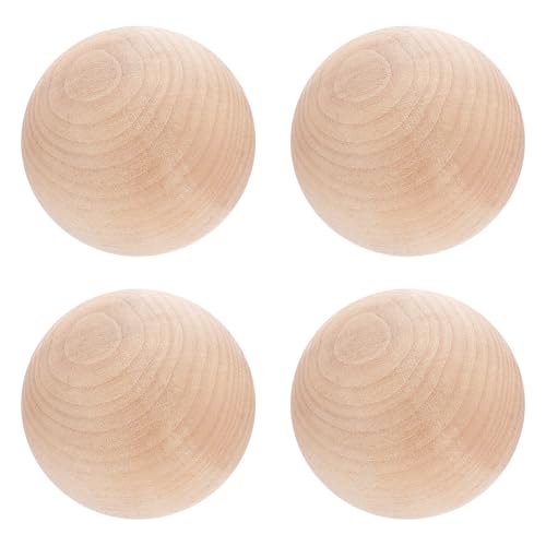 WADORN 69mm Runde Holzkugeln, 4 Stück Große Unbehandelte Natürliche Massive Kugeln Glatte Natürliche Lose Langlebige Runde Hartholzkugeln Für Heimwerkerprojekte Kunst Malzubehör WADORN 69mm Runde Holzkugeln, 4 Stück Große Unbehandelte Natürliche Massive Kugeln Glatte Natürliche Lose Langlebige Runde Hartholzkugeln Für Heimwerkerprojekte Kunst Malzubehör von WADORN