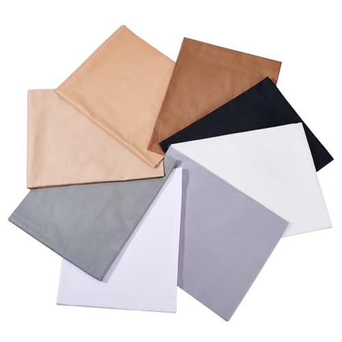 WADORN 8-Farben-Baumwoll-Quiltstoff, None Bedruckter Baumwollstoff, Patchwork, 46.5x50 cm, Rechteckig, Quilt-Stoffbündel, Puppenhaut, Nähstoffe Für Selbstgemachte Nähprojekte WADORN 8-Farben-Baumwoll-Quiltstoff, None Bedruckter Baumwollstoff, Patchwork, 46.5x50 cm, Rechteckig, Quilt-Stoffbündel, Puppenhaut, Nähstoffe Für Selbstgemachte Nähprojekte von WADORN