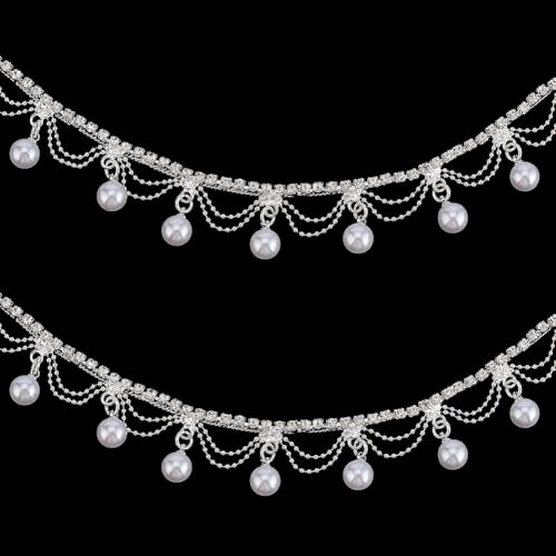 WADORN 91 cm Perlenquaste Strass Fransenborte Diamant-Kristall Perlen Fransen Gürtel Quaste Strass Ketten Applikation Braut Verzierungen Kette für DIY Kleidung Zubehör Hochzeitskleid Hüte Dekor WADORN 91 cm Perlenquaste Strass Fransenborte Diamant-Kristall Perlen Fransen Gürtel Quaste Strass Ketten Applikation Braut Verzierungen Kette für DIY Kleidung Zubehör Hochzeitskleid Hüte Dekor von WADORN