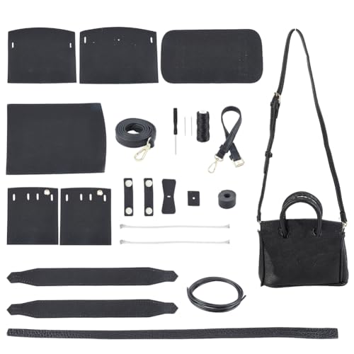 WADORN Bastelset Für Umhängetaschen Zum Selbermachen, PU-Leder-Handtaschen-Herstellungs-Material-Set Handnähen Umhängetasche Komplettes Zubehör-Set Inklusive Unterseite, Nadel, Gewinde, 22x11x16 cm WADORN Bastelset Für Umhängetaschen Zum Selbermachen, PU-Leder-Handtaschen-Herstellungs-Material-Set Handnähen Umhängetasche Komplettes Zubehör-Set Inklusive Unterseite, Nadel, Gewinde, 22x11x16 cm von WADORN