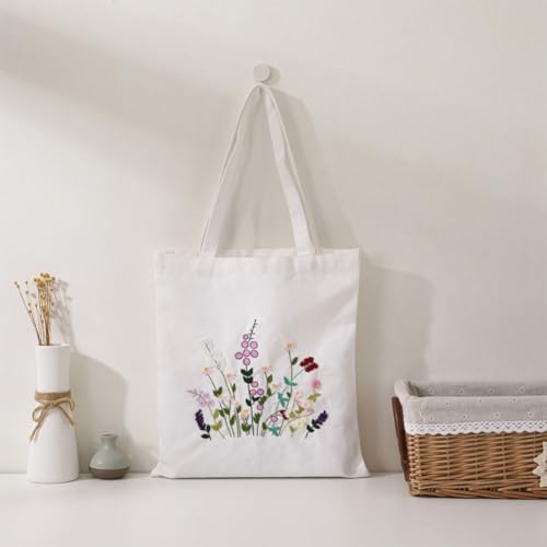 WADORN DIY Canvas Handtasche Stickset Stickset Für Tragetaschen Mit Vintage Blumenmuster Für Anfänger Personalisierte Bastel Canvas Tasche Kreuzstich Sets Für Damentaschen WADORN DIY Canvas Handtasche Stickset Stickset Für Tragetaschen Mit Vintage Blumenmuster Für Anfänger Personalisierte Bastel Canvas Tasche Kreuzstich Sets Für Damentaschen von WADORN
