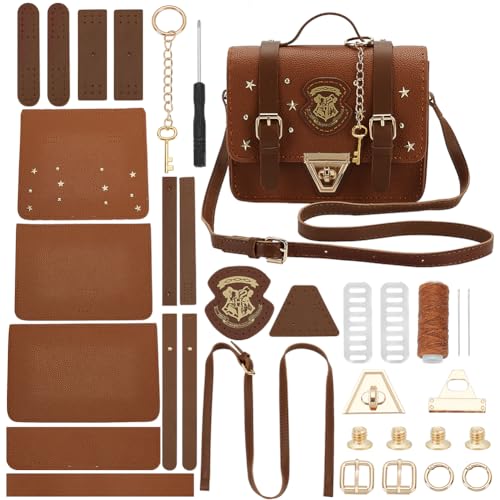WADORN DIY Set Zur Herstellung Einer Umhängetasche Aus PU-Leder, Umhängetasche Aus PU-Leder Handgefertigtes Zubehör Zum Herstellen von DIY-Basteltaschen Für Frauen, Braun WADORN DIY Set Zur Herstellung Einer Umhängetasche Aus PU-Leder, Umhängetasche Aus PU-Leder Handgefertigtes Zubehör Zum Herstellen von DIY-Basteltaschen Für Frauen, Braun von WADORN