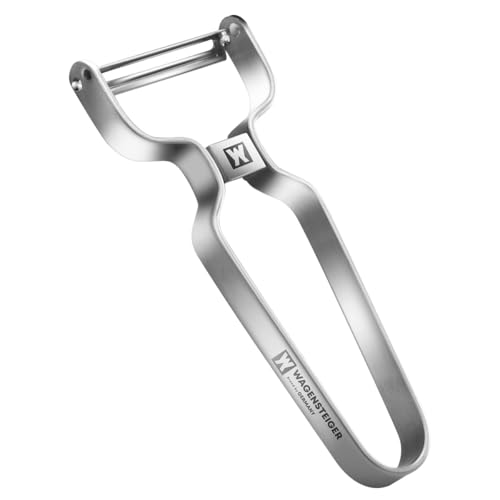 Wagensteiger 100% SUS304 Edelstahl Kartoffelschäler, Gemüse Obst Schäler, langlebige rutschfeste ergonomische Griffe, minimalistisches Y-förmiges Design, rostfrei, zweischneidige Klingen Wagensteiger 100% SUS304 Edelstahl Kartoffelschäler, Gemüse Obst Schäler, langlebige rutschfeste ergonomische Griffe, minimalistisches Y-förmiges Design, rostfrei, zweischneidige Klingen von WAGENSTEIGER