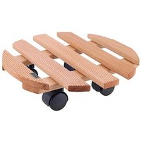 WAGNER® design yourself Pflanzenroller COUNTRY GH 0182 Holz hellbraun rund 30,0 x 8,2 cm von WAGNER® design yourself