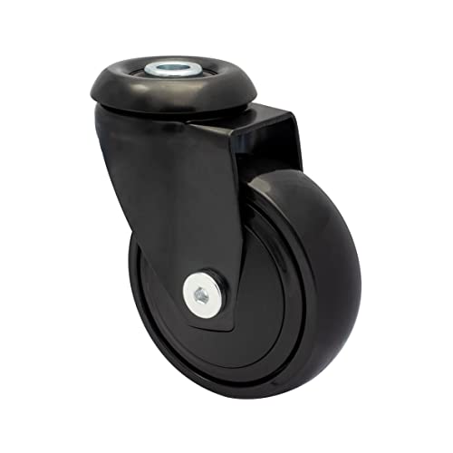 WAGNER ultrawendige 360° - 3C - Design-Lenkrolle/Apparaterolle/Möbelrolle - schwarz, soft, Rückenloch kompatibel mit TENO Möbelbeine System, Durchmesser Ø 75 mm, Tragkraft 75 kg - 01127701 WAGNER ultrawendige 360° - 3C - Design-Lenkrolle/Apparaterolle/Möbelrolle - schwarz, soft, Rückenloch kompatibel mit TENO Möbelbeine System, Durchmesser Ø 75 mm, Tragkraft 75 kg - 01127701 von WAGNER