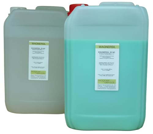 WAGNERSIL 20 NC (12 kg) | Premium Dubliersilikon | Mischverhältnis 1:1 | Abformsilikon | Silikon-Kautschuk | zur Herstellung für Silikonformen mit Epoxidharz, Gips, Wachs uvm. | DIY von WAGNERSIL