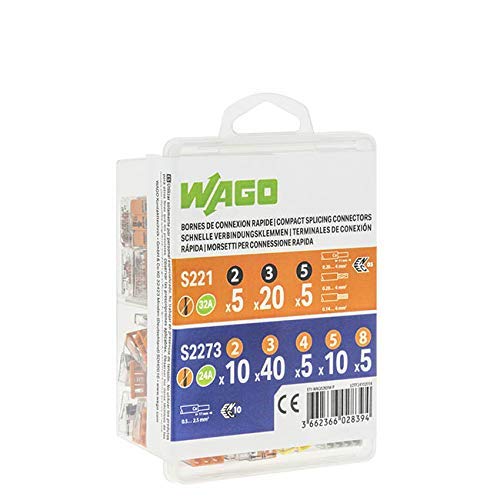 WAGO Verbindungsklemmen-Set – 100 Klemmen (SERIEN 221 & 2273) von WAGO