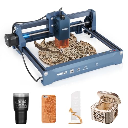 WAINLUX Hochgenaue Graviermaschine 10W Holzschneider und Graviermaschine Leistungsstarke Graviermaschine für Holz, Leder, Acryl, DIY-Projekte WAINLUX Hochgenaue Graviermaschine 10W Holzschneider und Graviermaschine Leistungsstarke Graviermaschine für Holz, Leder, Acryl, DIY-Projekte von WAINLUXPRO