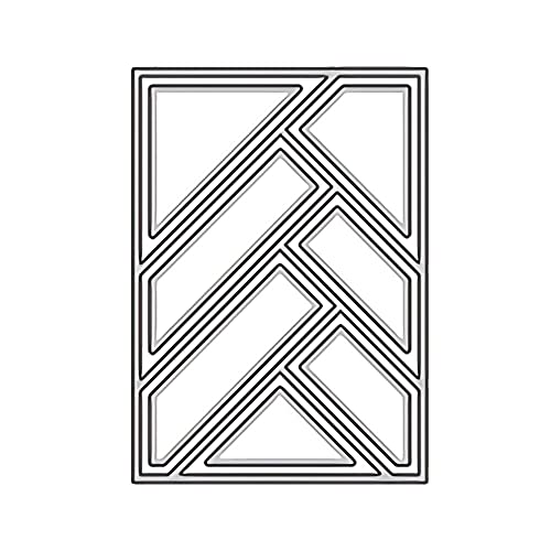 Rechteckige Hintergrund-Prägeform 2023 Metall-Stanzformen für DIY T9P2 Scrapbooking dekorative Herstellung Albumkarte von WAITLOVER
