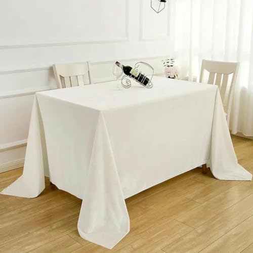Tischdecke, rechteckig, Samt, Elegante Tischdecke für Hochzeiten, Esszimmer, Schreibtisch, Dekoration, Show, waschbar, Couchtisch-Dekoration, Beige, 160 x 100 cm Tischdecke, rechteckig, Samt, Elegante Tischdecke für Hochzeiten, Esszimmer, Schreibtisch, Dekoration, Show, waschbar, Couchtisch-Dekoration, Beige, 160 x 100 cm von WAJIJD
