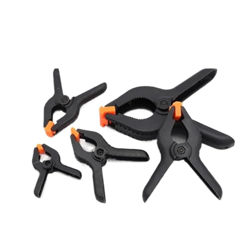 WAJJWI Nylon Federklemmen 20 Stück 2/3/4/6/9 Zoll Klemmen for die Holzbearbeitung Nylon A Clip 5 Stück Federhalter Handwerkzeuge und Zubehör(4 inch) von WAJJWI