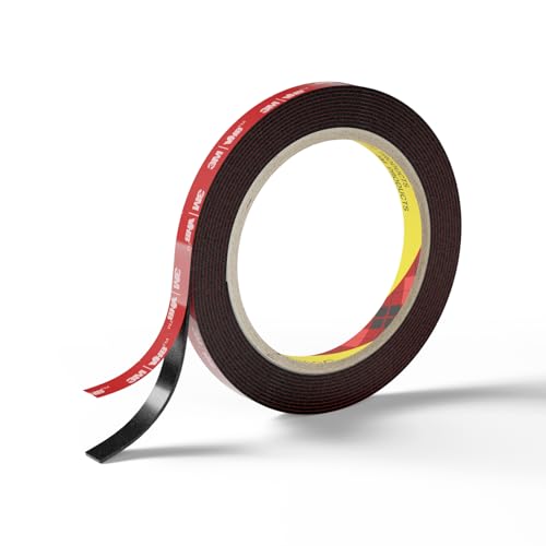 Doppelseitiges, strapazierfähiges Klebeband, aus 3M VHB-Klebeband, 3 m x 0,6 cm, Montage-Klebeband, wasserdicht, hochtemperaturbeständig, für Auto-LED-Streifen, Heimbüro-Dekoration, Innen- und Doppelseitiges, strapazierfähiges Klebeband, aus 3M VHB-Klebeband, 3 m x 0,6 cm, Montage-Klebeband, wasserdicht, hochtemperaturbeständig, für Auto-LED-Streifen, Heimbüro-Dekoration, Innen- und von WALL QMER