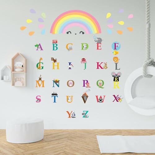 Bunte Regenbogen Alphabet Bildung Kinderzimmer Babyzimmer Kinder Niedlich Kinderzimmer Mädchen Modern Kinder Wandsticker Zimmer Dekoration Bunte Regenbogen Alphabet Bildung Kinderzimmer Babyzimmer Kinder Niedlich Kinderzimmer Mädchen Modern Kinder Wandsticker Zimmer Dekoration von WALPLUS