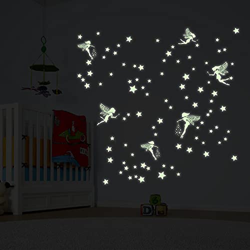 Walplus Leuchtet Im Dunkeln Magisch Feen Wandaufkleber, Vinyl, Mehrfarbig, 24 X 35 X 2 CM Walplus Leuchtet Im Dunkeln Magisch Feen Wandaufkleber, Vinyl, Mehrfarbig, 24 X 35 X 2 CM von WALPLUS